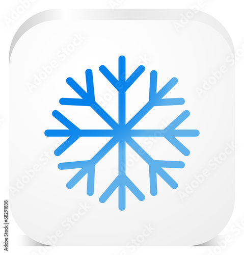 Snowflake vector icon