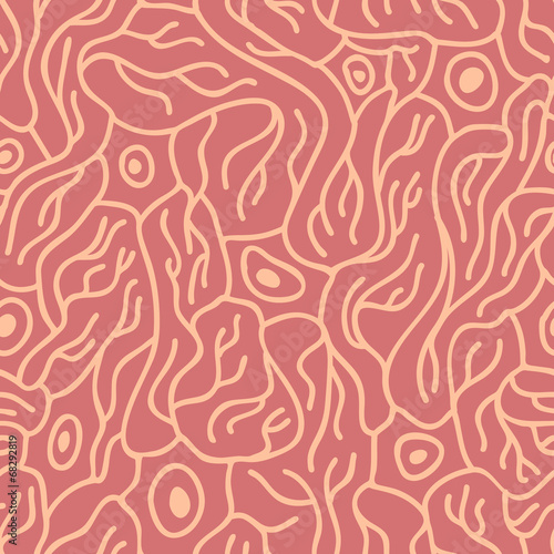 seamless pattern with neurons