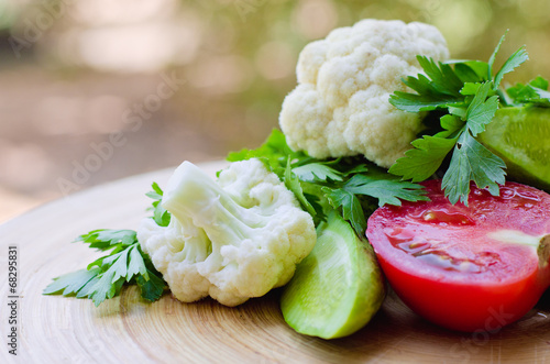 Vegetables from the garden