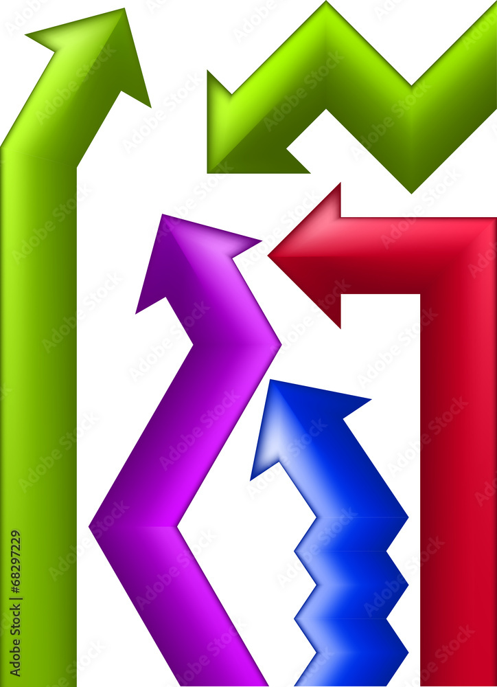 Colored arrows Colored arrows
