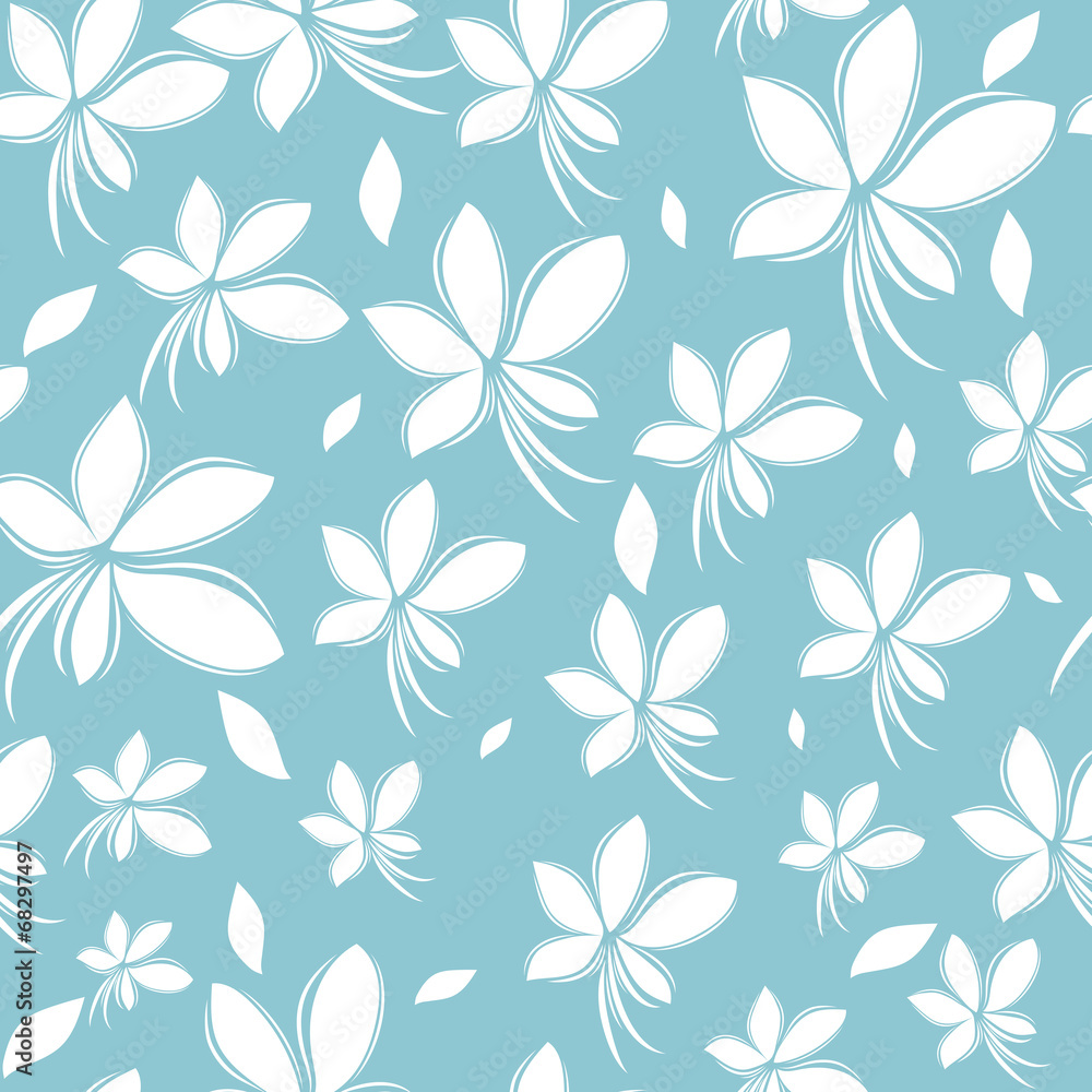 Flowers seamless pattern Flowers seamless pattern