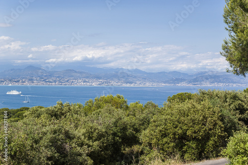 Antibes, France. View of the shoreline