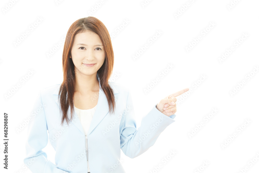 笑顔のOL 笑顔のOL