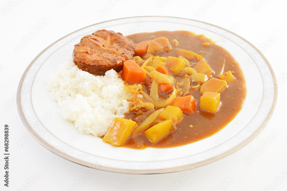 おいしそうなカレーライス おいしそうなカレーライス