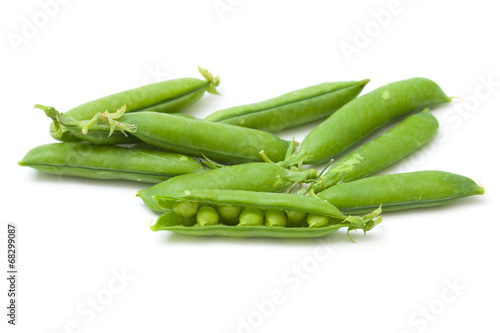 sweet fresh green peas