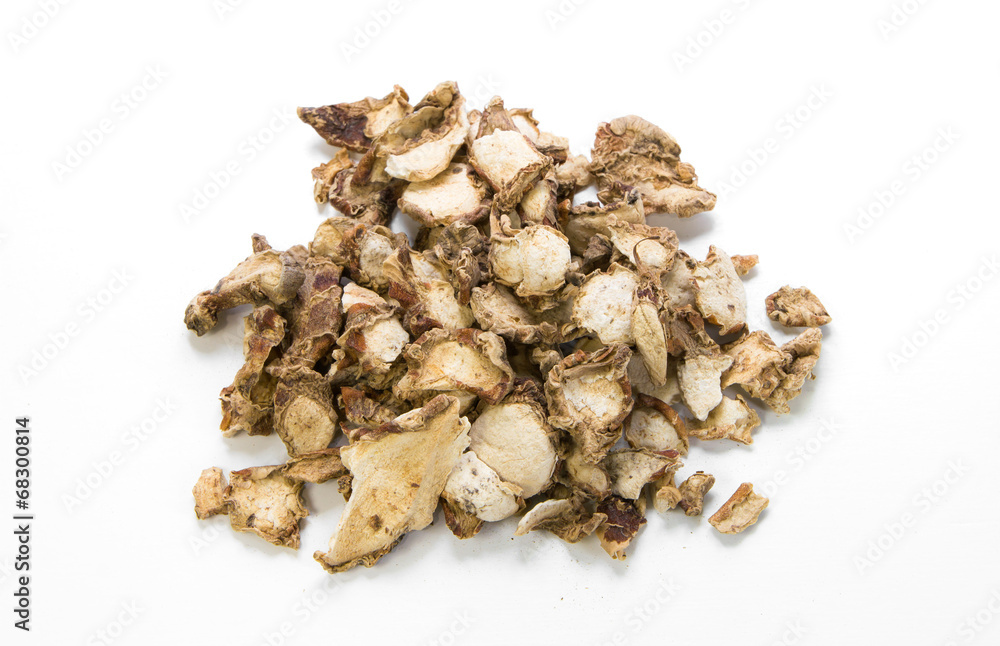Sand Ginger, Aromatic Ginger on white background Sand Ginger, Aromatic Ginger on white background