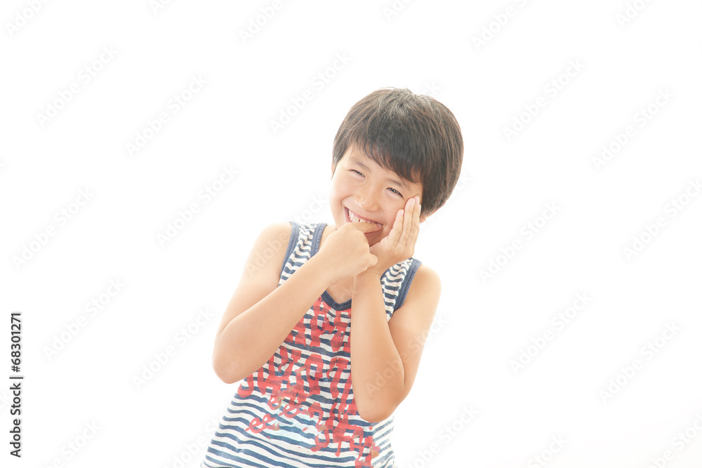 笑顔の少年 笑顔の少年