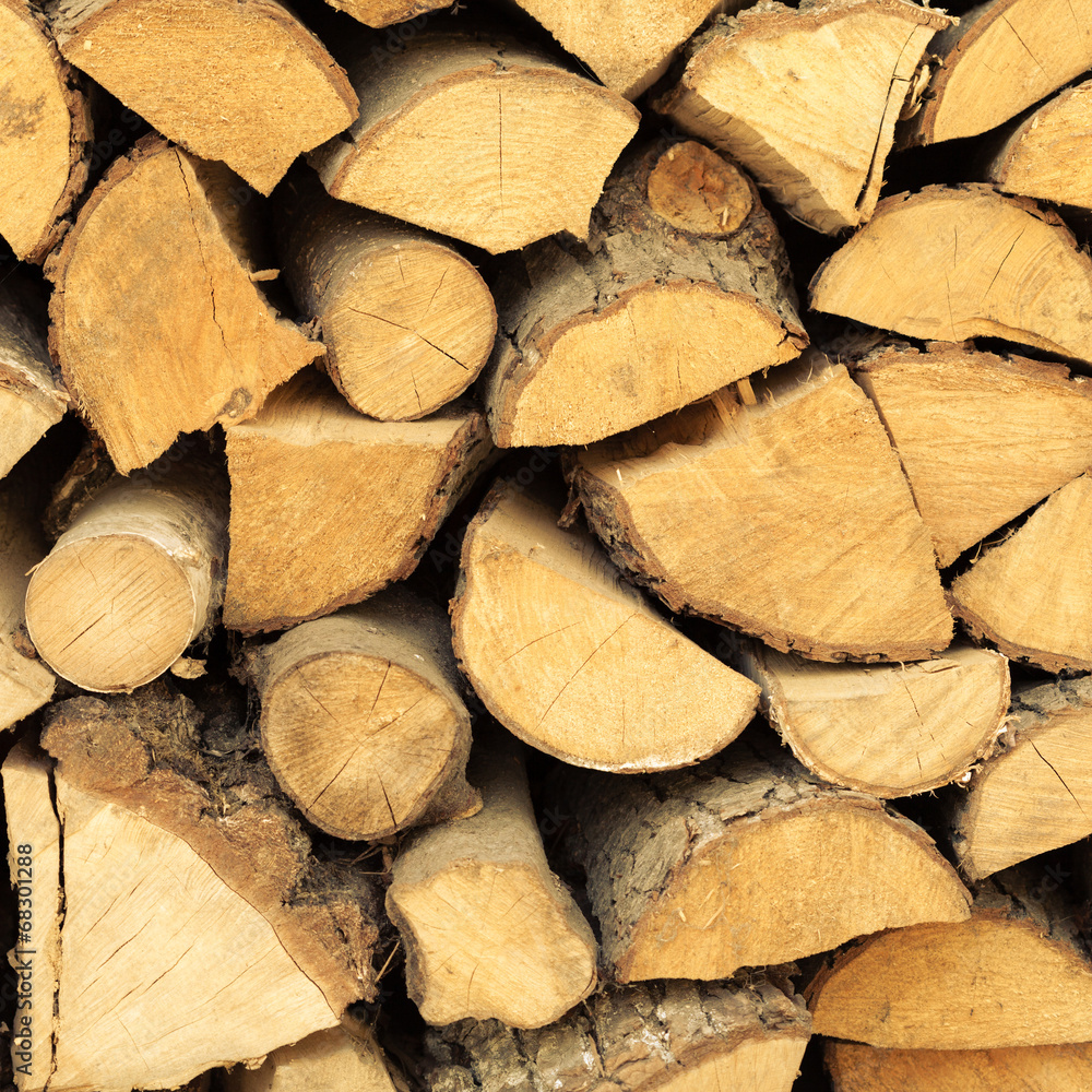 Closeup of firewood as background texture Closeup of firewood as background texture