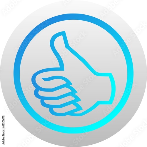 Thumbs up - like icon (vector)