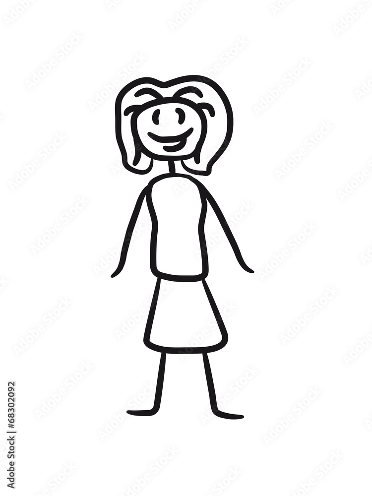 Glückliches blondes kleines Mädchen Glückliches blondes kleines Mädchen