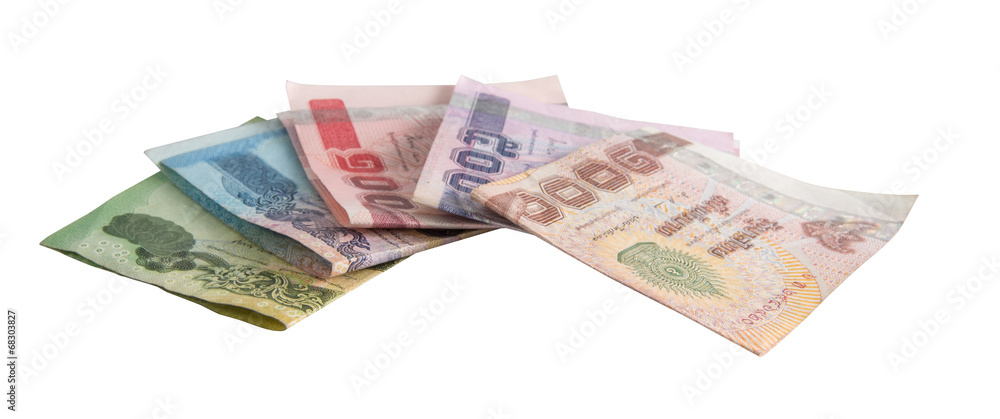 thai banknotes