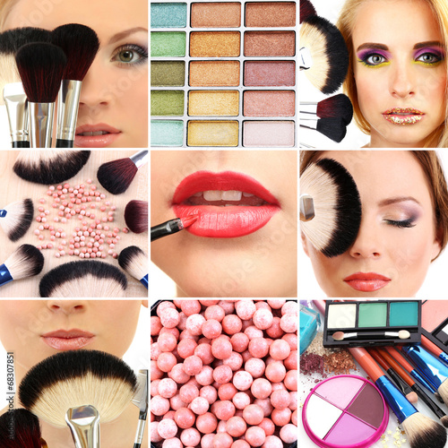 Make-up collage