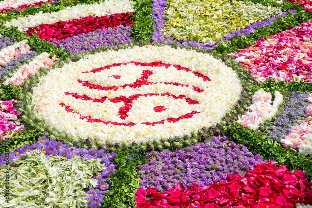 Flower Carpet Stock Photo | Adobe Stock