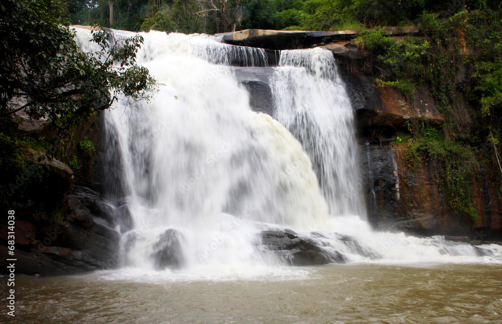 Tad Heung Waterfall, Thailand.