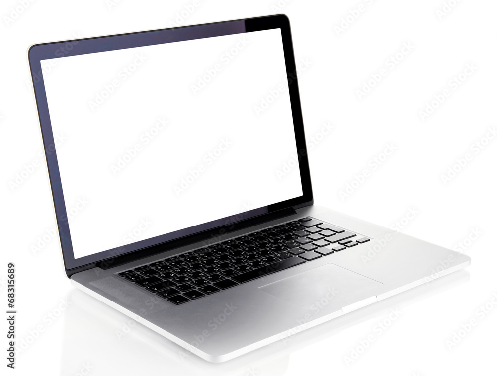 Laptop isolated on white Laptop isolated on white