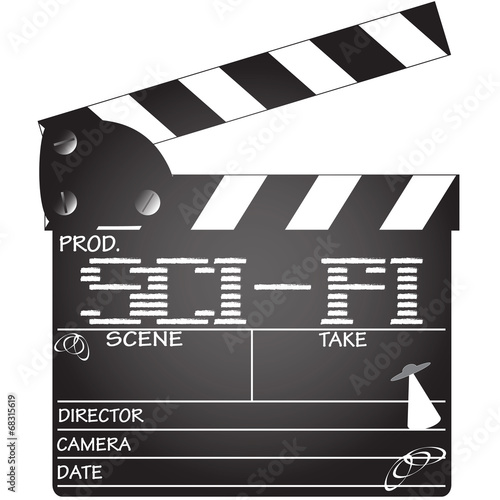 Sci-Fi Clapper Board