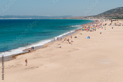 Playa de Cadiz en verano © josedelafuente