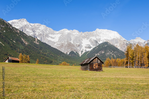 Autumn alpine Landscape, Austria, Tyrol