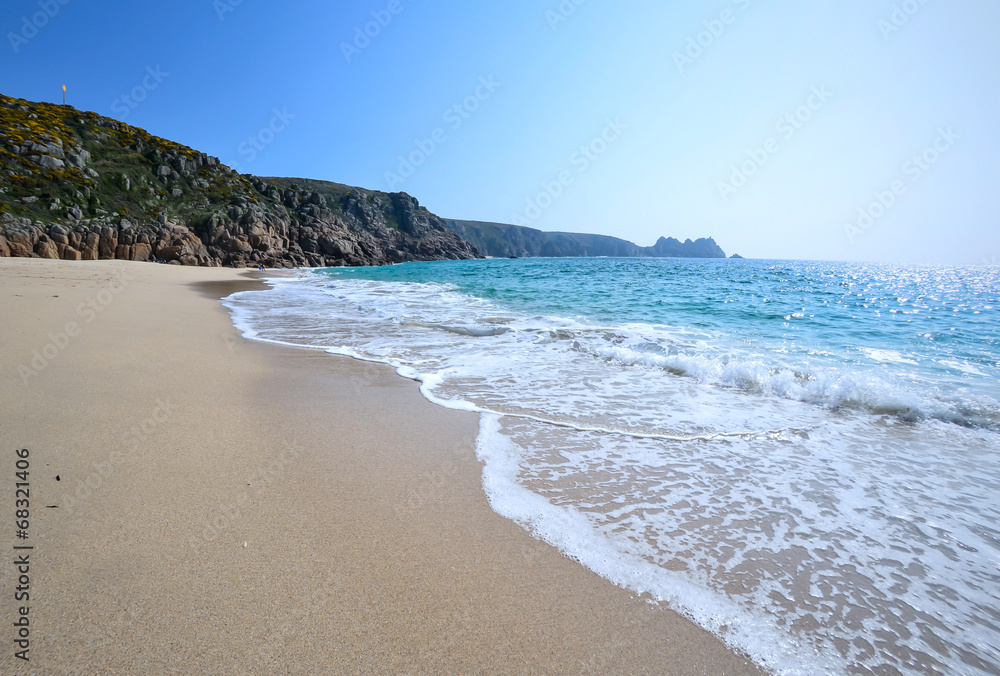 Fototapeta premium Strand von Porthcurno