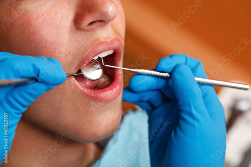 Examination by dentist