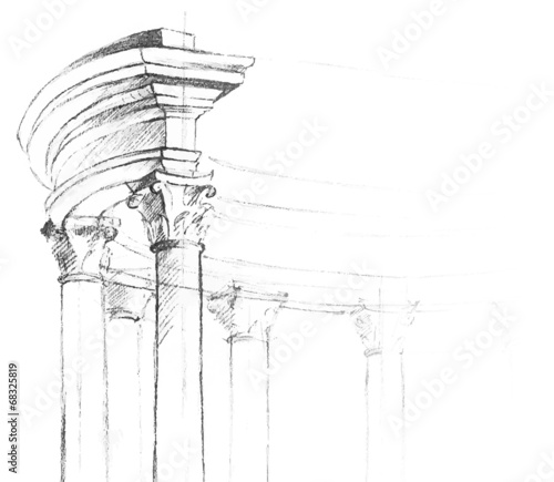 Vector architectural element for your design