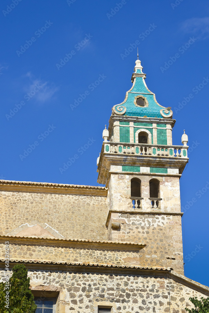 Blue arabic Majorca tower