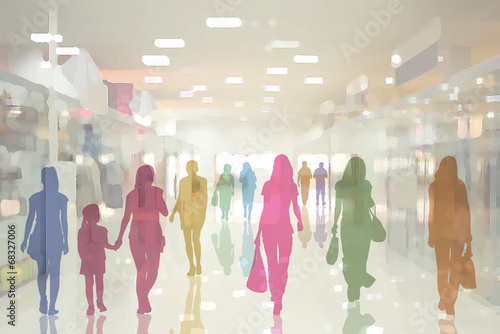 People in the department store