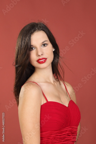 Beauty shot of a beautiful woman