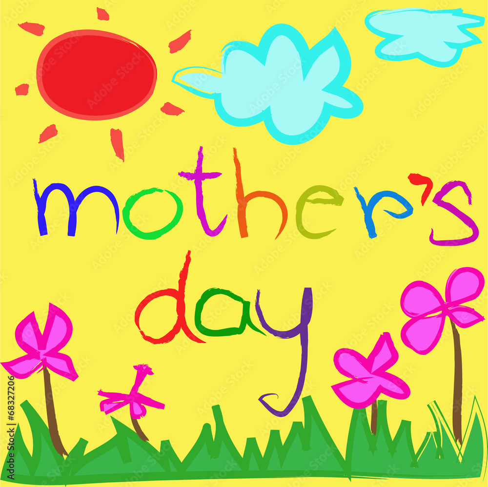 greeting card background for Mother's Day