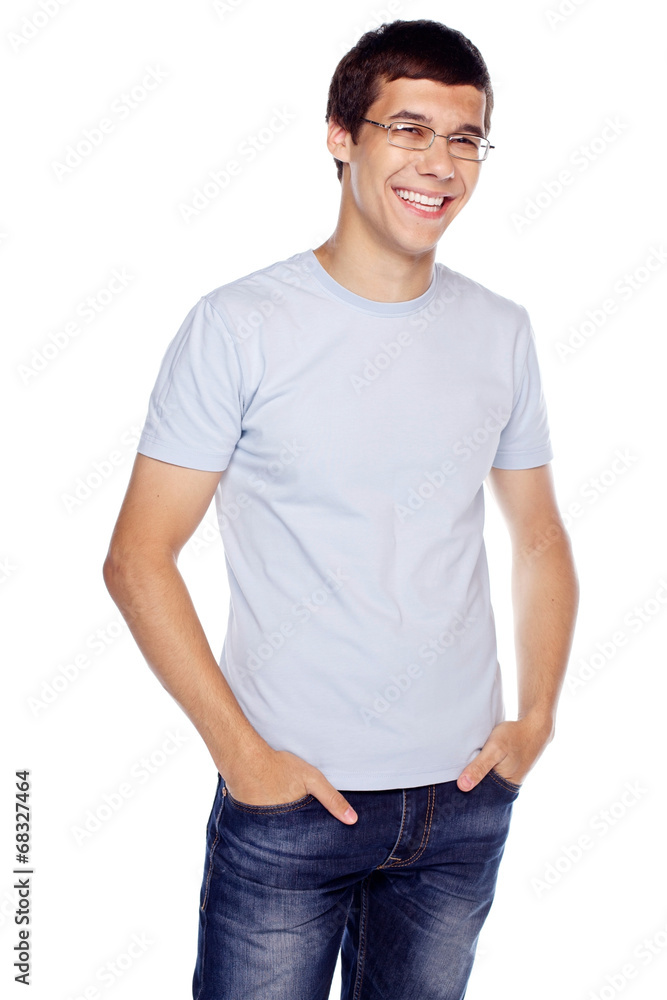Guy with hands in pockets Guy with hands in pockets