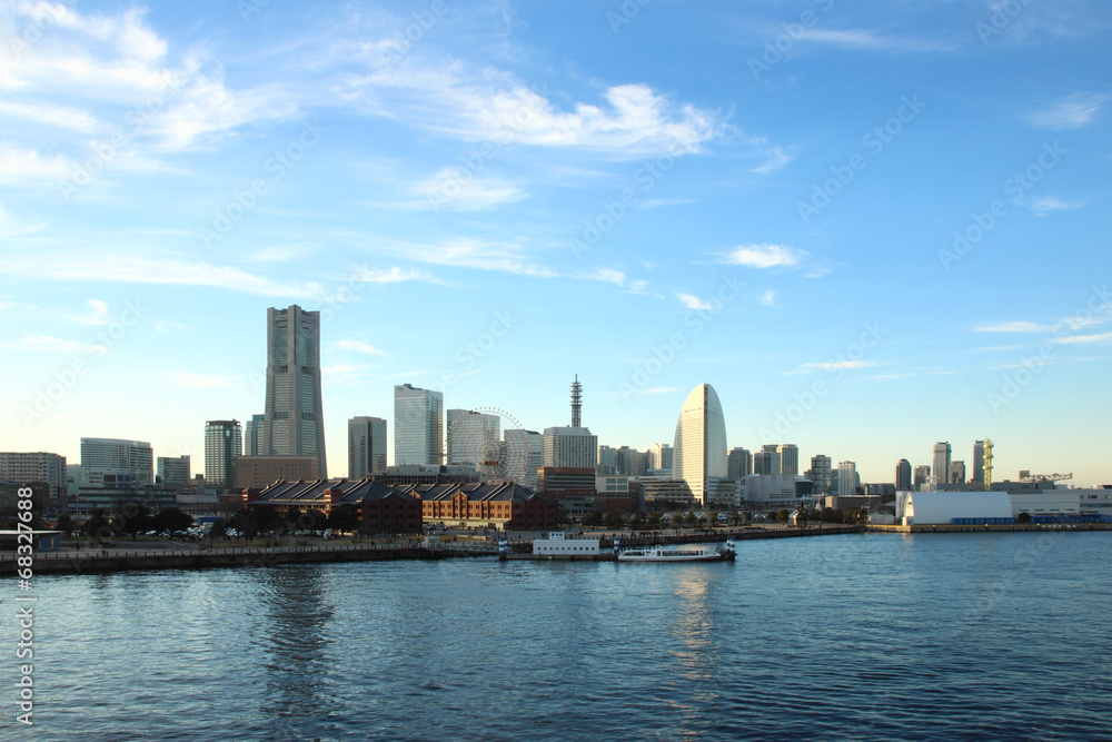 Japan landscape at Yokohama city