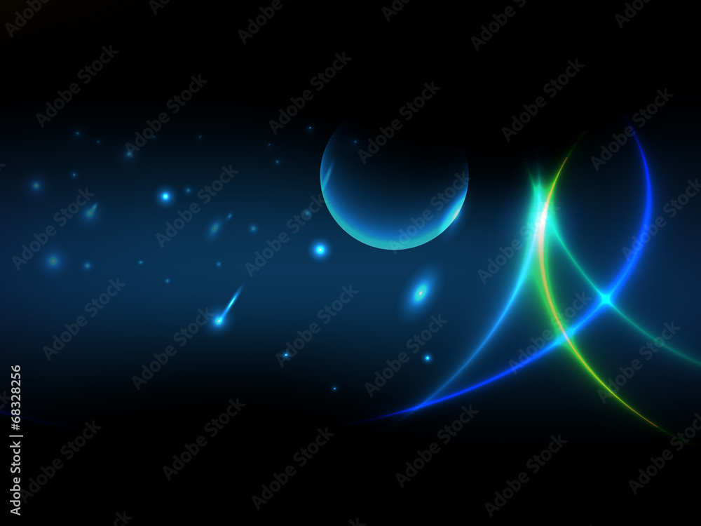 Obraz premium Abstract Space Background illustration
