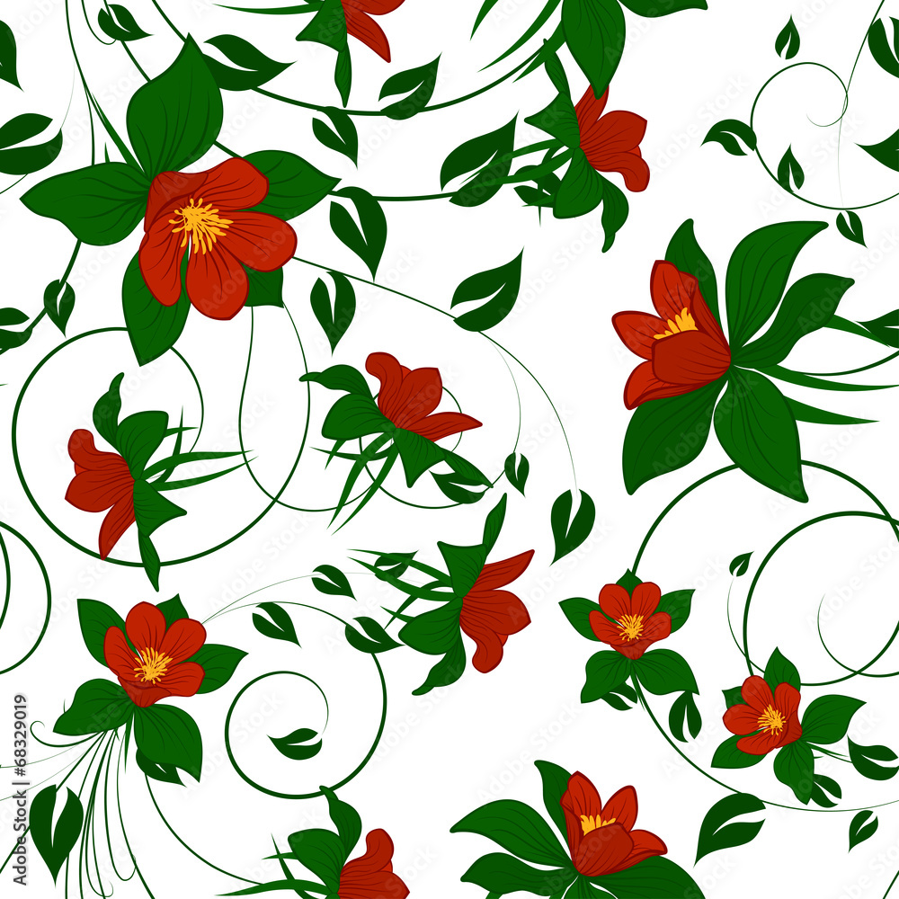 Seamless floral pattern Seamless floral pattern
