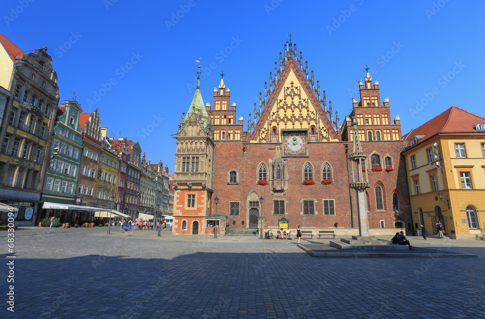 Obraz Wrocław - main market