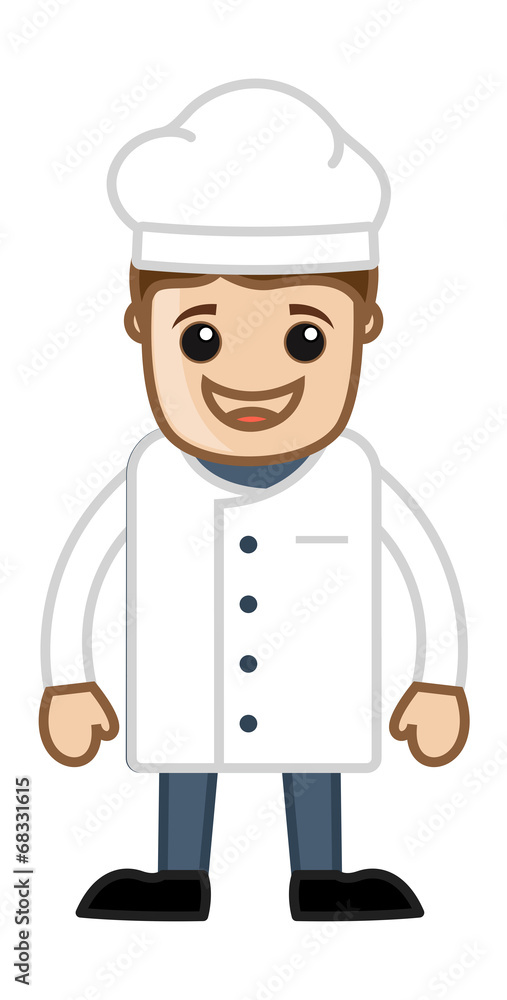 Happy Chef - Laughing Vector