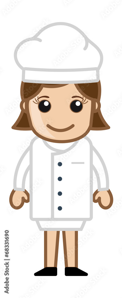 Lady Chef Vector