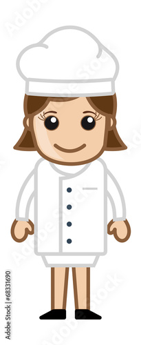 Lady Chef Vector