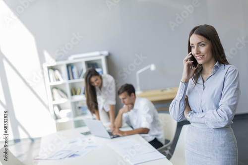 Young people in the office