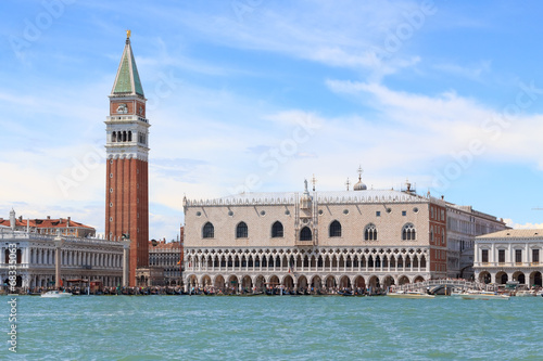 San Marco square, palazzo ducale, and campanile in Venice © kyrien