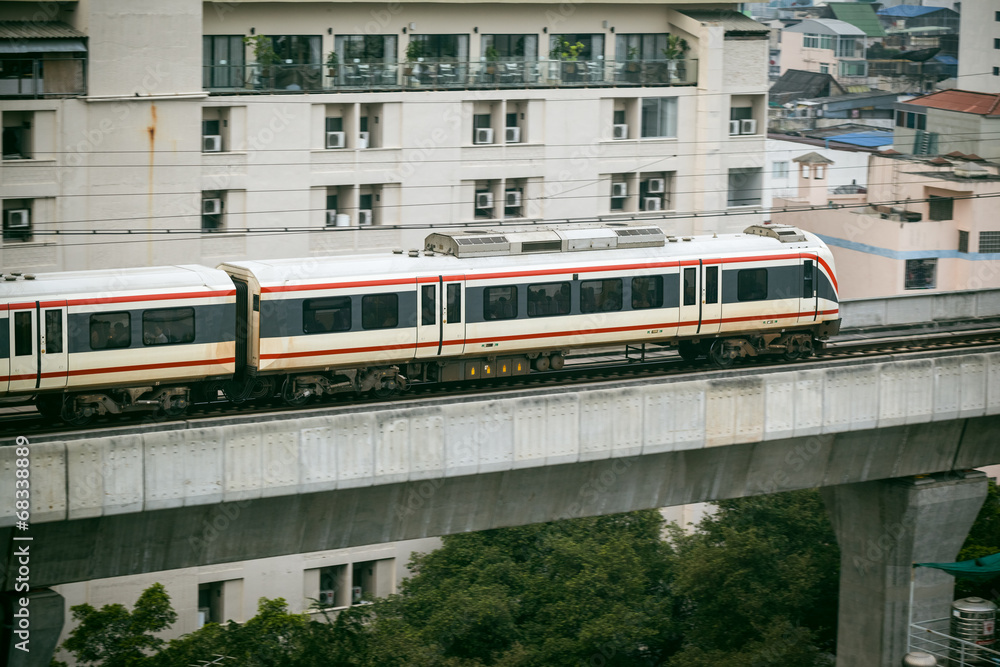 Naklejka premium Public transport in Bangkok