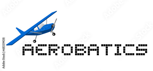 Aerobatics plane