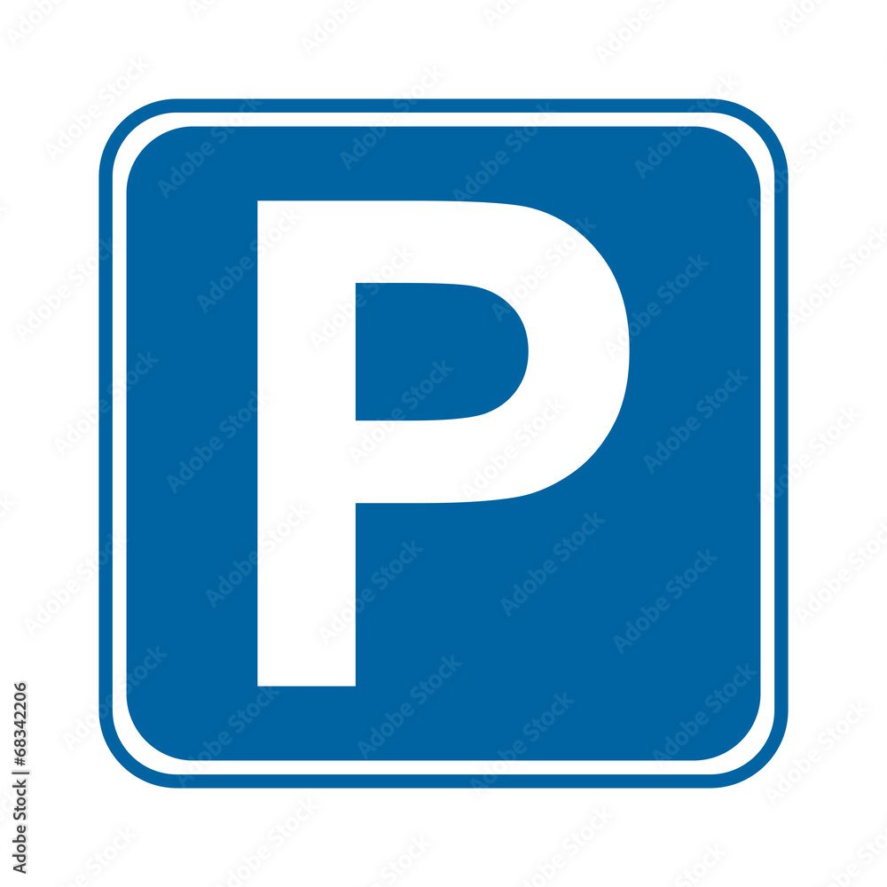 parking signal - obrazy, fototapety, plakaty 