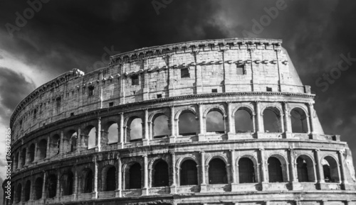 Quadro em tela A view of the fortress of Castel Santangelo in Rome