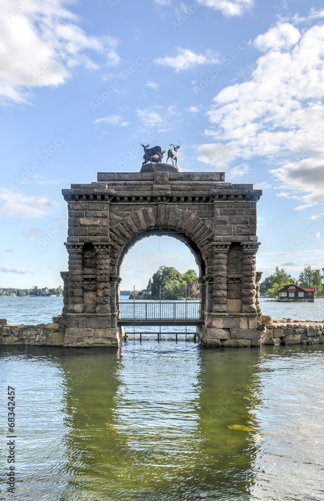 Entry Arch over Boldt Castle, Thousand Islands