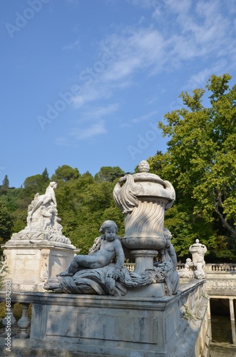 Jardins de la fontaine à Nîmes 