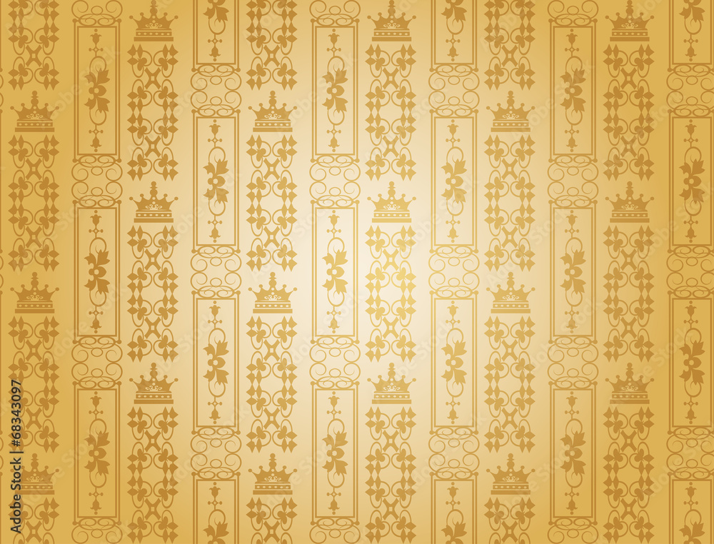 Fototapeta premium damask decorative wallpaper