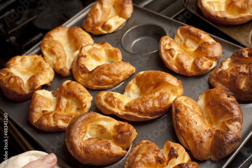 Traditional English Yorkshire puddings