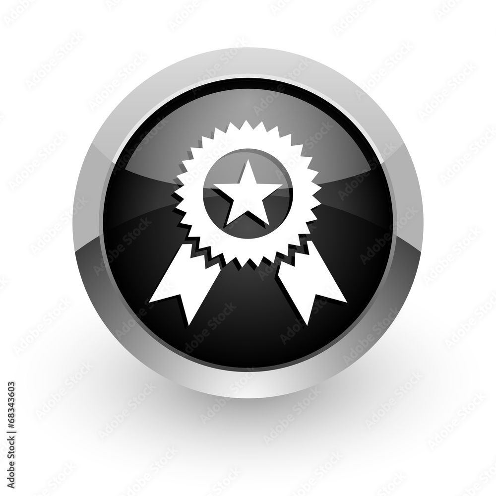 award chrome glossy web icon award chrome glossy web icon