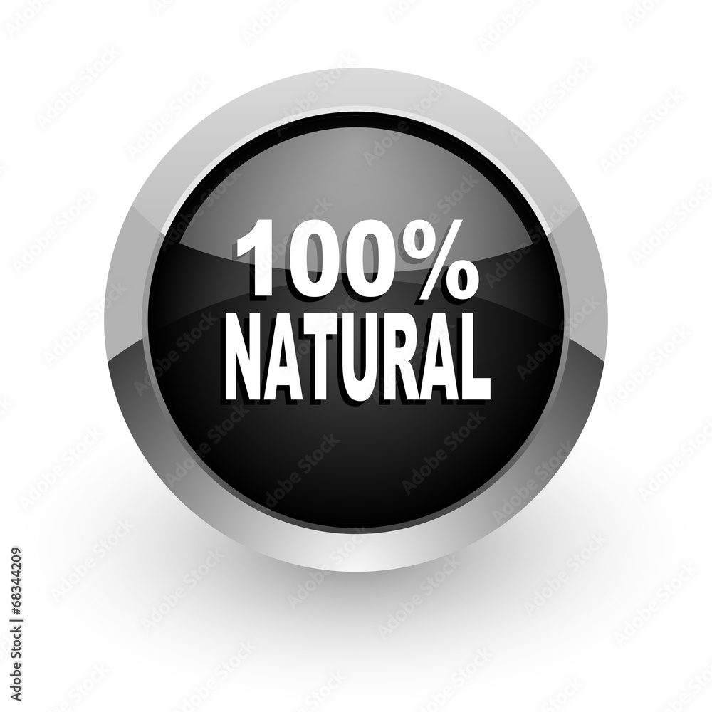 natural black chrome glossy web icon natural black chrome glossy web icon