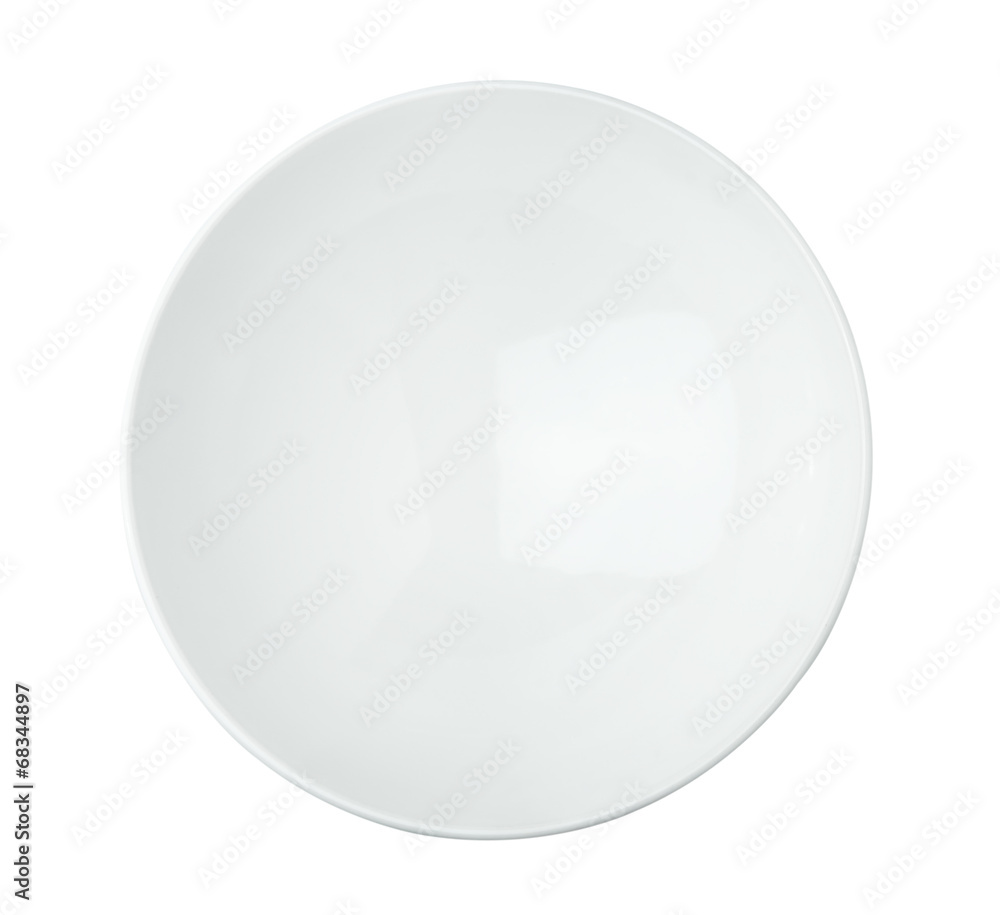 Empty white bowl isolated on white background. Empty white bowl isolated on white background.